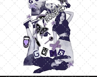 Vintage Olivia Rodrigo Png, GUTS album Olivia Tour Png, Good 4 U Png, Olivia Rodrigo Guts 2024 Png, Olivia GUTS Track List Digital Download