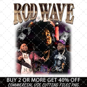 Rod Wave Nostalgia Png File, 90s Rap Music, Rapper Rod Wave Tour Design, Rod Wave Png Design, Rod Wave Nostalgia 2025 Rap Music Png