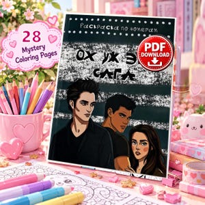 Twilight Movie - Coloriages Mystère PDF-nedladdning