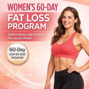 Women's 60 Day Fat Loss Programme | Cycle Aware Nutrition & Strength Plan | Digital PDF Guide | Instant Download