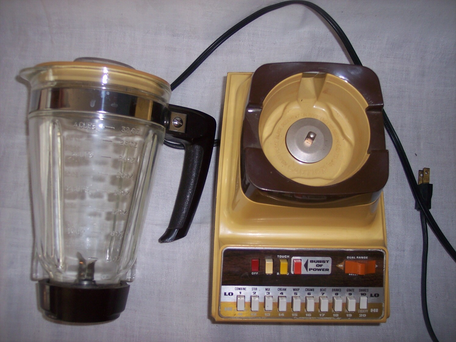 Vintage Sunbeam 20 Speed Blender Solid State 1970s Gold with Etsy