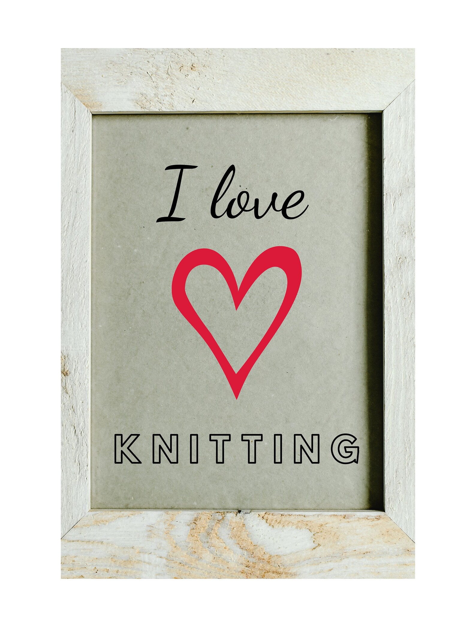 I Love Knitting Wall Art Printable Quote Digital Download Etsy