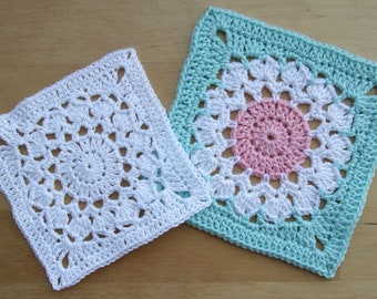Crochet Pattern Flower Granny Square Pattern PDF tutorial Digital download