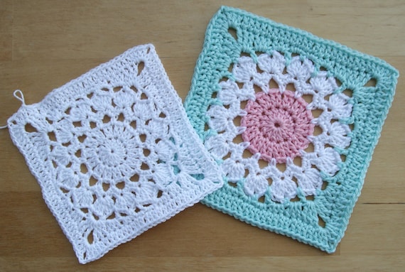 Crochet Pattern Flower Granny Square Pattern PDF tutorial Digital download