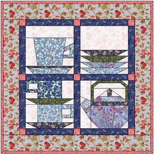 Patchwork Collecting China Quilt Foundation Piecing Pattern Instant Dowload