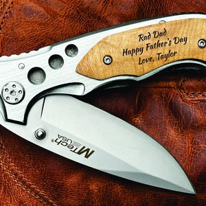 Personalized Pocket Knife, Gift for men, Engraved Knife, Boyfriend Gift, Dad Gift, Husband Gift, Brother Gift, groomsmen gift, Gifts for him