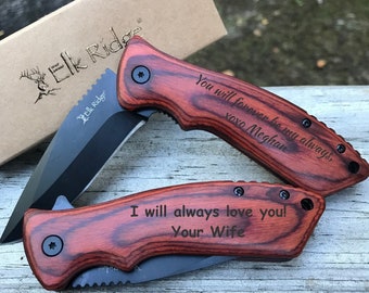 Men Gift For Husband, Boyfriend Gift Mens Gift For Men, Personalized Gifts For Him, Dad Gift, Pocket Knife Engraved Knife Men Birthday Gift