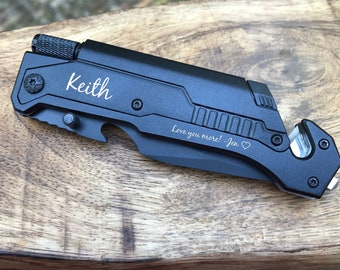 Men Gift for Husband Birthday Gift for Him, Gifts for Boyfriend Personalized Gifts for Men Pocket Knife Engraved Gift for Men Gift Dad Gifts