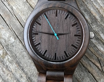 Cadeaus voor vriendje cadeau voor man cadeau, houten horloge, cadeau voor hem, horloges voor mannen horloge, gegraveerd horloge cadeaus voor papa cadeau, opa cadeau
