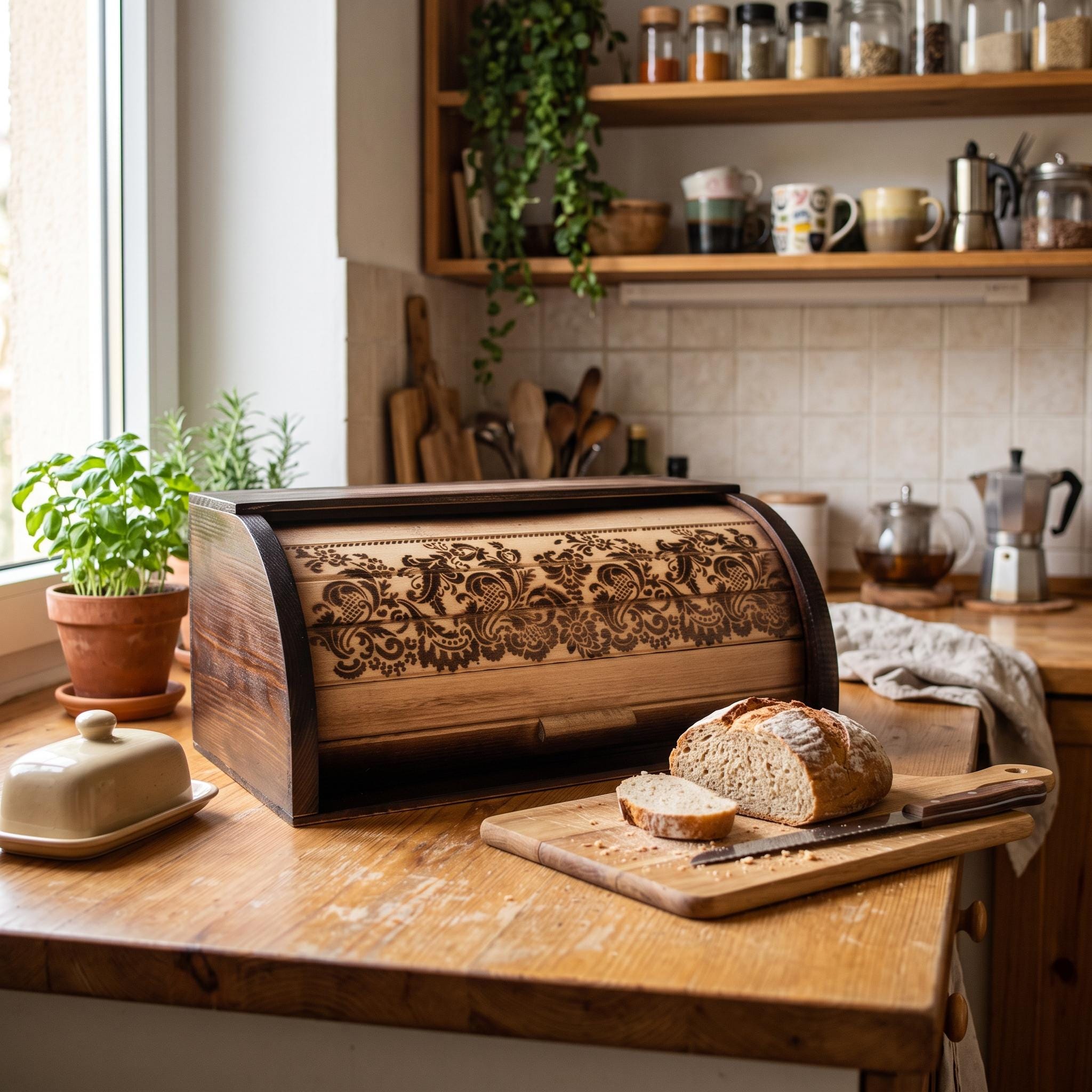 Antique bread box - Etsy 日本