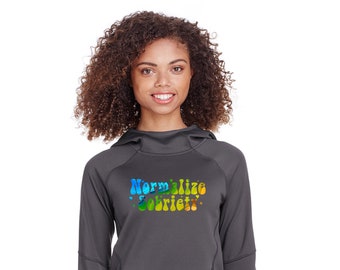 Normalize Sobriety Art: Colorful Recovery Design (PDF, PNG)