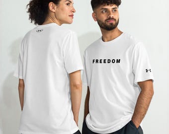 Under Armour athletic Freedom t-shirt, patriotic tee