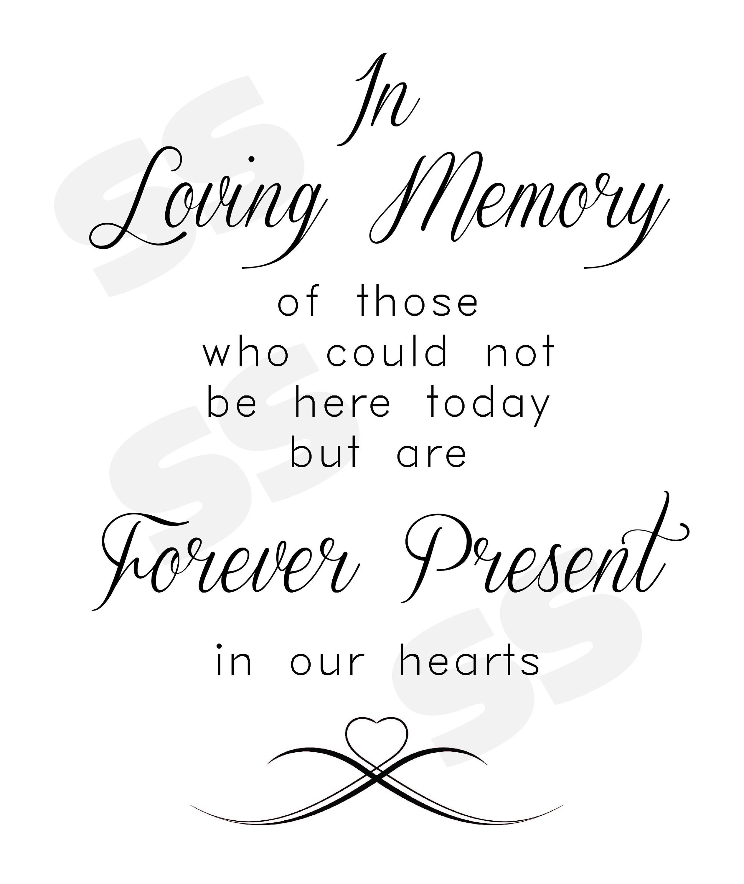 In Loving Memory Forever In Our Hearts Printable Download Etsy in-loving-memory-forever-in-our-hearts-printable-download-etsy