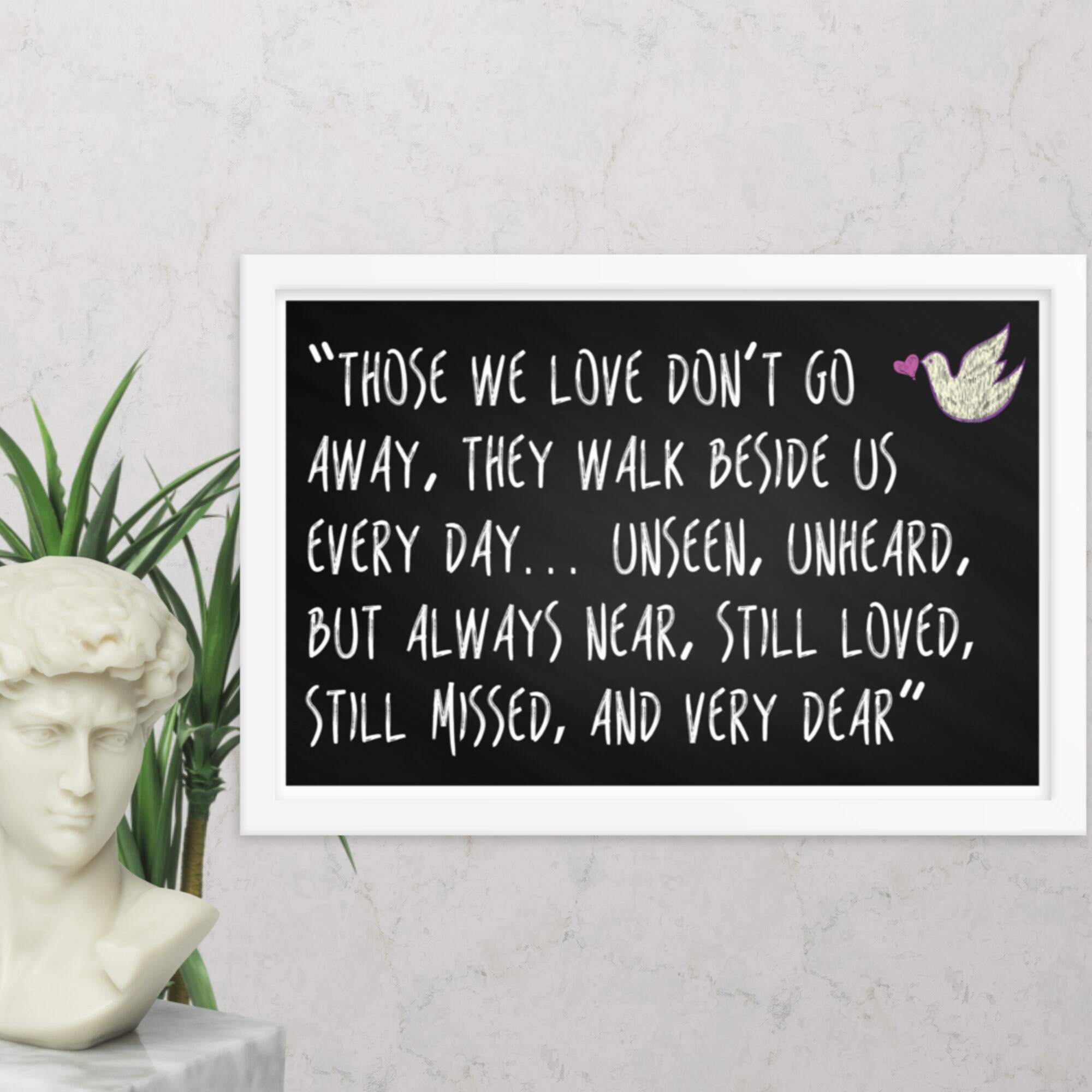 Memorial Framed Poster: 