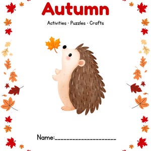Autumn Activity Pack for Kids | Printable Learning Worksheets | Maths, Phonics, Puzzles & Crafts | PDF Download