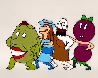 Animazione cel "Make Me Psychic" 1978 Conga Line DA 5