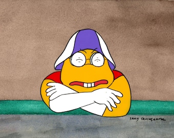 Quasi at the Quackadero, Quasi at Time Holes original bg too!