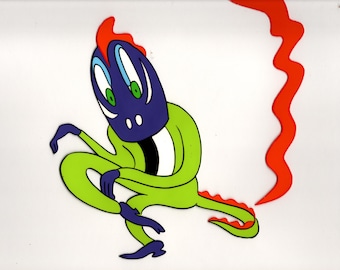 Animation cel "Face Like a Frog" 1987 CO 22