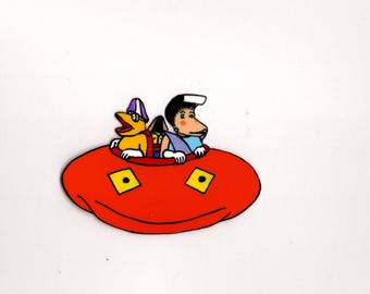 Quasi at the Quackadero, Flying car SU 19 with drawing