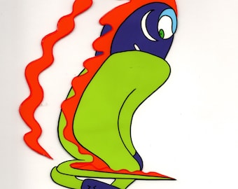 Animation cel "Face Like a Frog" 1987 CO 17