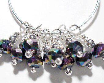 White Glass Pearl And White Austrian Crystal Necklace (Size 18) In - Foto 3