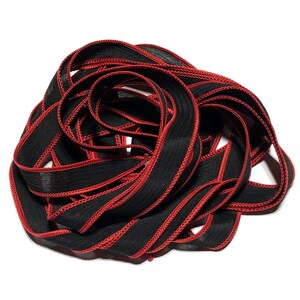 1PC. SCARLET LETTER Hand Dyed Silk Wrist Wrap Ribbons//42 inch silk ribbon//Silk Yoga Wrap Bracelet Ribbons//Silk Ribbon// Ombre