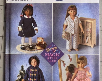 Simplicity pattern 8460 for 18" Magic Attic Dolls