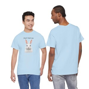 Sassy Bunny T-Shirt, Sarcastic Rabbit Lover Gift, Heavy Cotton Tee image 8
