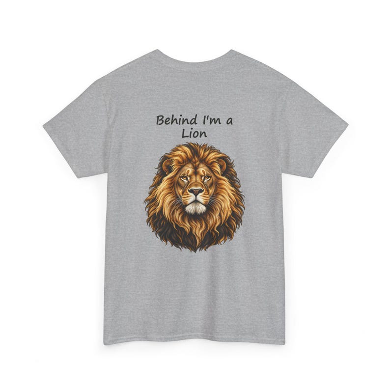 In Front I'm a Rhodesian Ridgeback, Behind I'm a Lion T-Shirt, Two-Sided Ridgeback Owner Gift, African Lion Hound Tee image 8