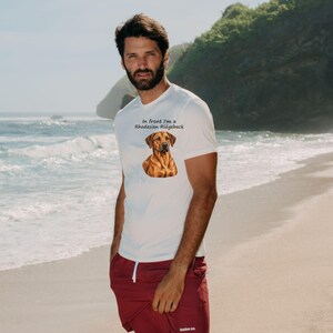 In Front I'm a Rhodesian Ridgeback, Behind I'm a Cheetah T-Shirt, Two-Sided Ridgeback Owner Gift, Funny Dog Lover Tee image 16