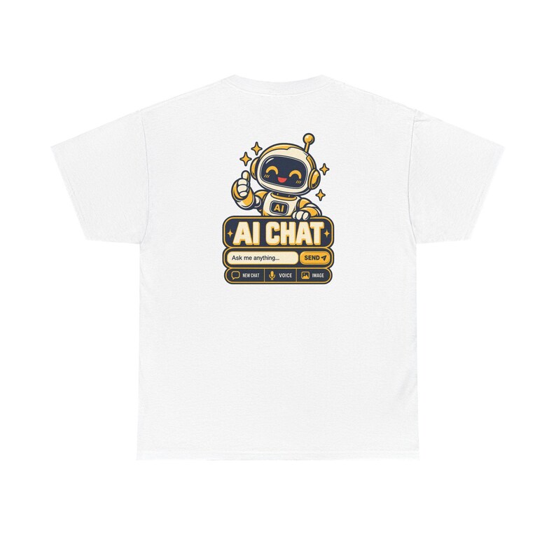 Human vs AI Chat T-Shirt, Funny Tech Humor Gift for Him, Geek Programmer Tee image 4