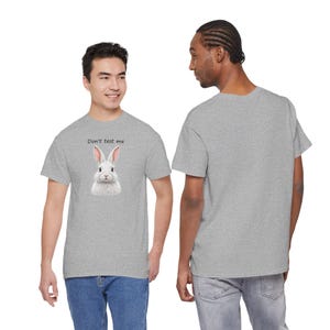 Sassy Bunny T-Shirt, Sarcastic Rabbit Lover Gift, Heavy Cotton Tee image 6