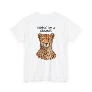 Camiseta con estampado de Rhodesian Ridgeback y guepardo, regalo divertido para amantes de los perros, estampado a doble cara. imagen 7