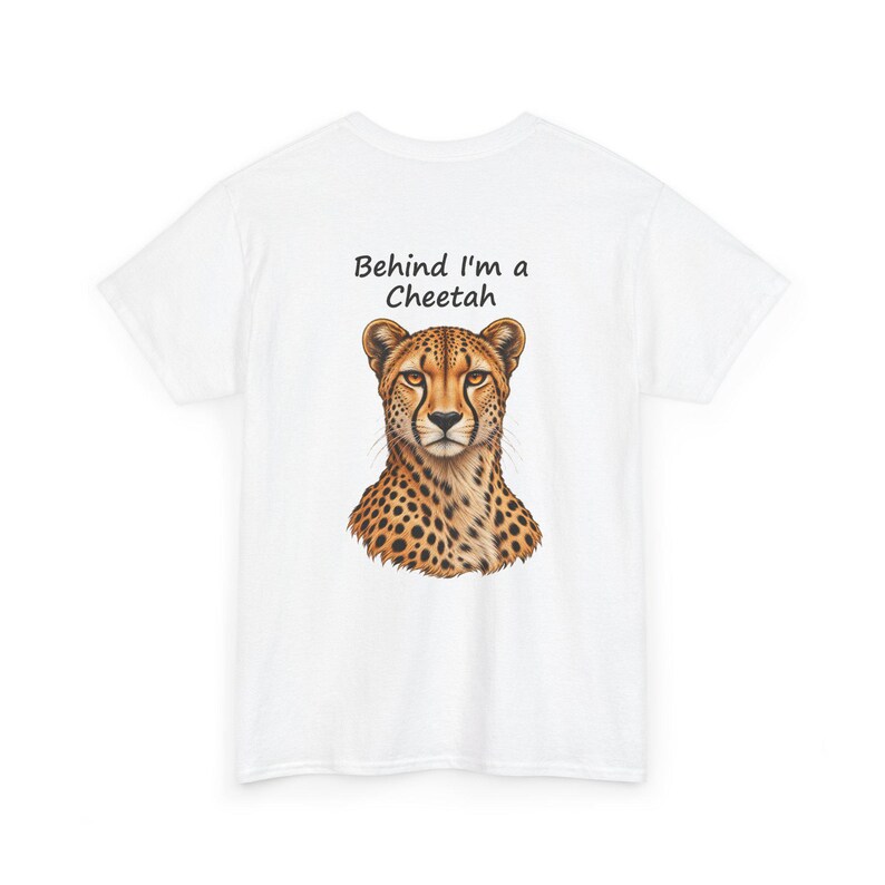 Camiseta con estampado de Rhodesian Ridgeback y guepardo, regalo divertido para amantes de los perros, estampado a doble cara. imagen 7