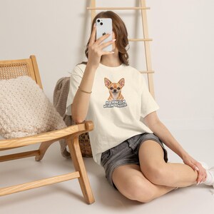 Funny Chihuahua Mom T-Shirt, He Thinks I'm Wearing A Mirror, Dog Lover Gift Tee image 8
