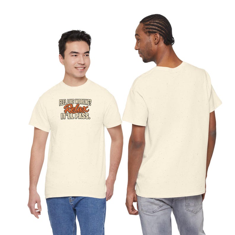 Camiseta retro de los años 70 con humor de oficina, camiseta divertida para la pausa del trabajo, algodón grueso (unisex) imagen 5
