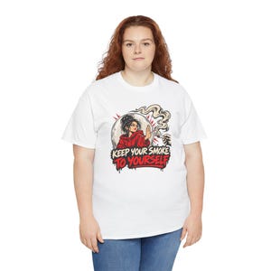 Keep Your Smoke to Yourself Shirt, Quit Smoking Celebration, Clean Air Tee for Her image 10