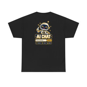 Human vs AI Chat T-Shirt, Funny Tech Humor Gift for Him, Geek Programmer Tee image 6