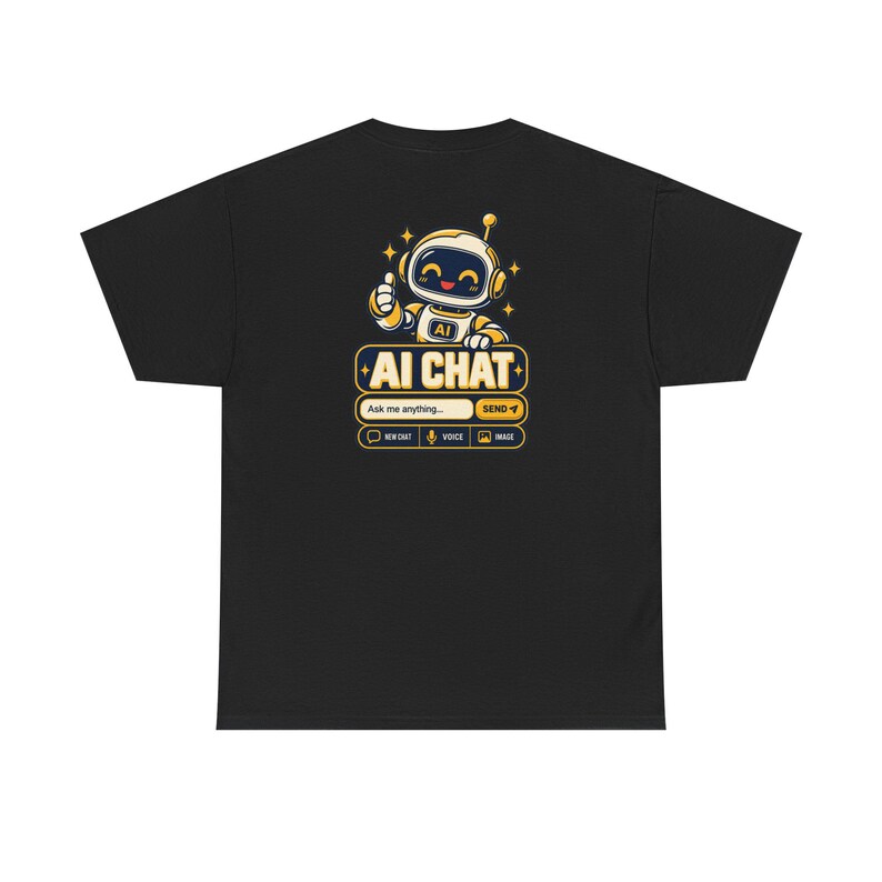 Human vs AI Chat T-Shirt, Funny Tech Humor Gift for Him, Geek Programmer Tee image 6