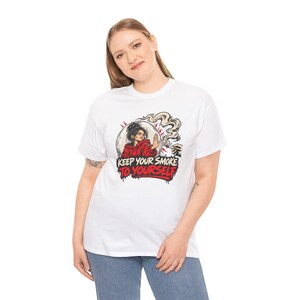 Keep Your Smoke to Yourself Shirt, Quit Smoking Celebration, Clean Air Tee for Her image 8