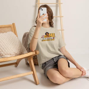 Funny AI Shirt, Tech Gift for Her (100% Cotton) image 6