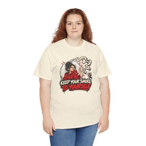 Keep Your Smoke to Yourself Shirt, Quit Smoking Celebration, Clean Air Tee for Her image 11
