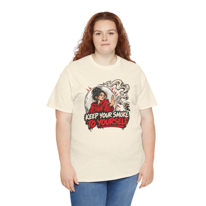 Keep Your Smoke to Yourself Shirt, Quit Smoking Celebration, Clean Air Tee for Her image 11