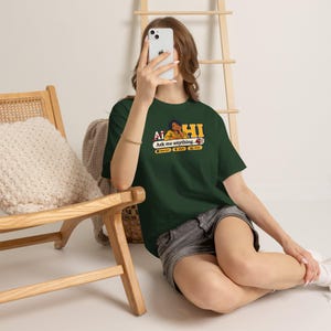 Funny AI Shirt, Tech Gift for Her (100% Cotton) image 10