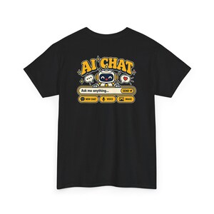 Funny AI Shirt, Tech Gift for Her (100% Cotton) image 15