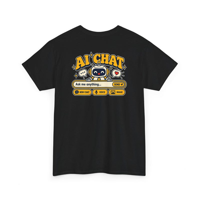 Funny AI Shirt, Tech Gift for Her (100% Cotton) image 15