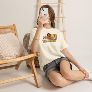 Funny AI Shirt, Tech Gift for Her (100% Cotton) image 9
