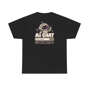 Human vs AI Chat Robot Tee, Funny Tech Gift, Gamer Geek Shirt image 6