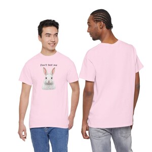 Sassy Bunny T-Shirt, Sarcastic Rabbit Lover Gift, Heavy Cotton Tee image 9