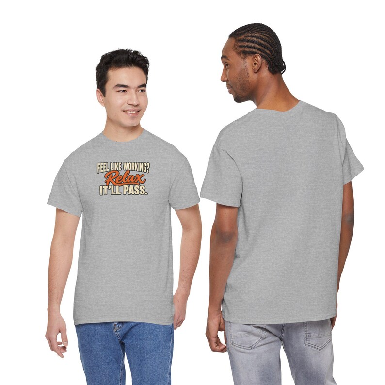 Camiseta retro de los años 70 con humor de oficina, camiseta divertida para la pausa del trabajo, algodón grueso (unisex) imagen 4